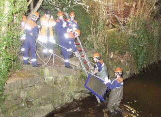 Feuerwehrübungen wie im Notfall