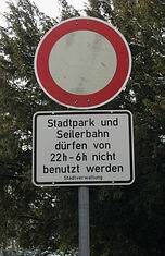 Neue Regeln für Stadtpark und Seilerbahn