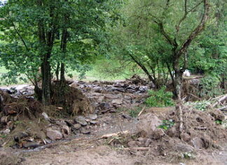 Nach dem Unwetter: Verwüstungen in Hofstetten