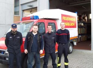 Feuerwehr Haslach stellt neues Fahrzeug in Dienst