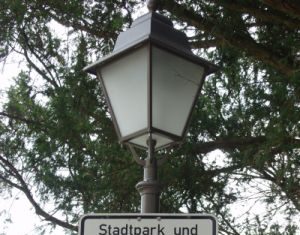 Stadtpark und Kindergarten