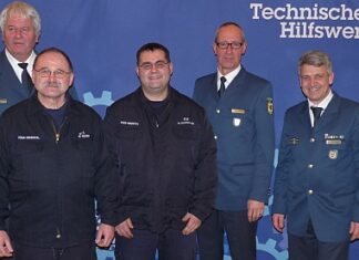 THW ehrt beim Neujahrsempfang Mitglieder, Feuerwehrkameraden und Bürgermeister Heizmann