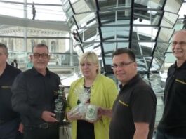 Vier Landsknechte zu Besuch in Berlin