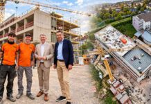 Schaltzentrale für den Ernstfall: Rohbau der neuen Leitstelle steht